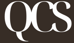 QCS only letters brown bg